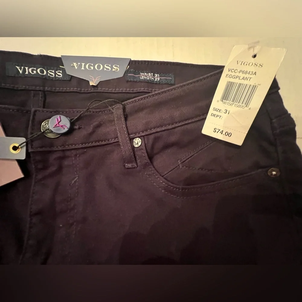 VIGOSS BLACK JEANS WAIST 31 LENGTH 29
